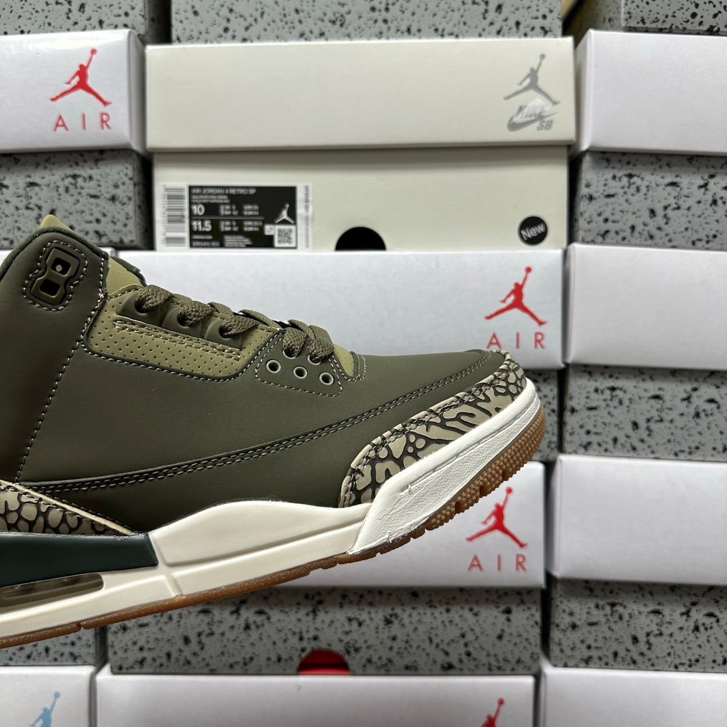 Jordan 3 Retro Family Affair Medium Olive