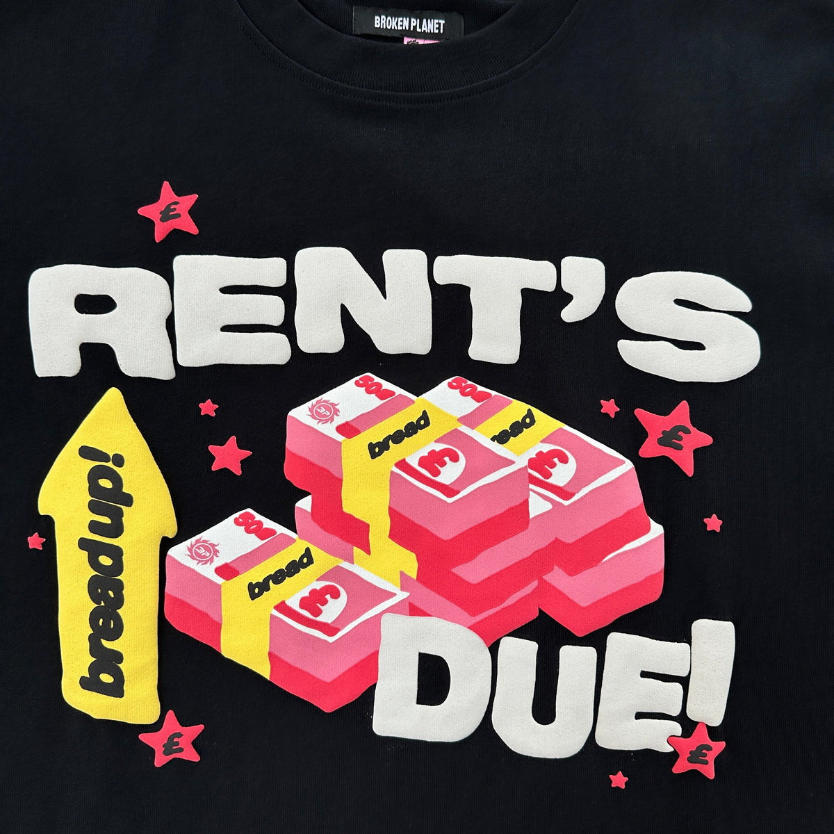 Broken Planet Rent's Due Tee Black