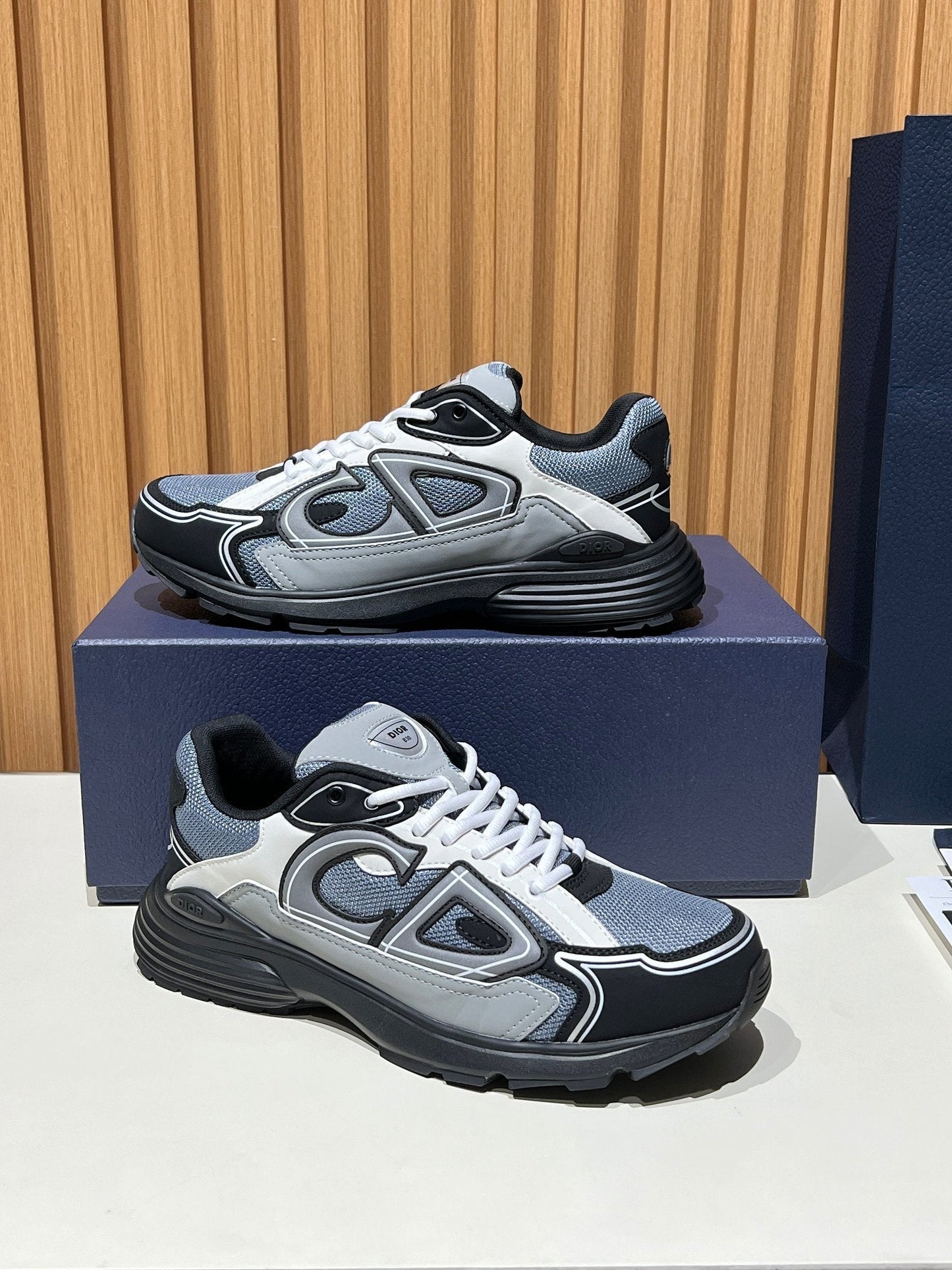 B30 Blue Grey Black