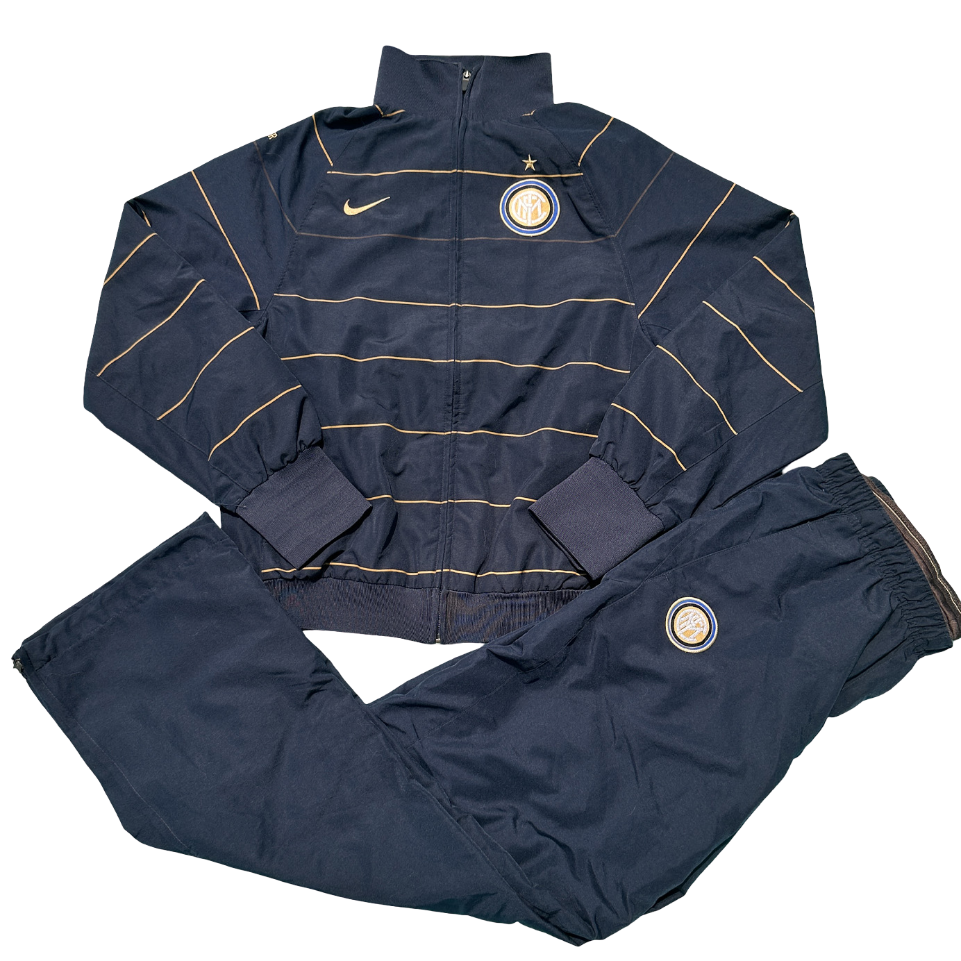 Nike Vintage Inter Milan Shell Suit Jogging Navy