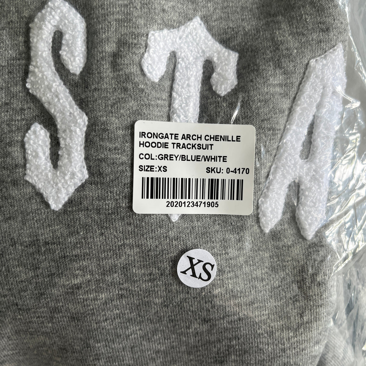 Trapstar Irongate Arch Tracksuit Grey Ice Edition