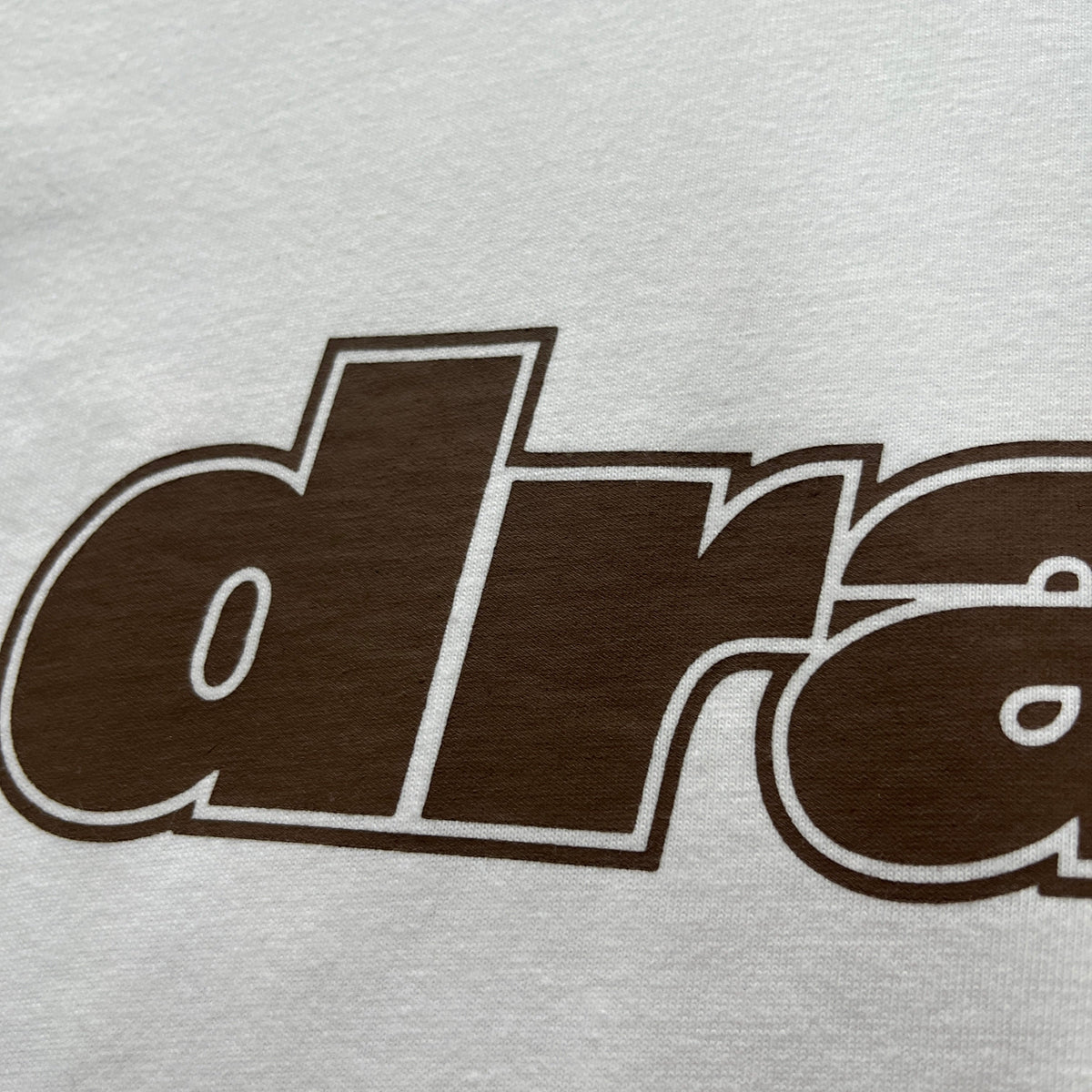Drama Call Classic Tee White/Brown
