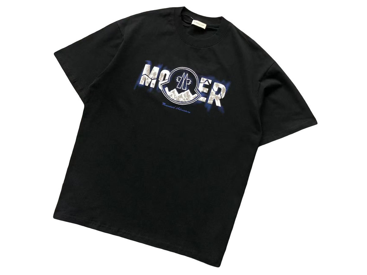 Moncler Mountains Tee Black