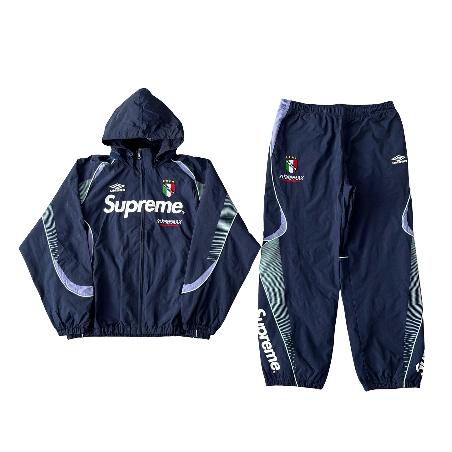 Supreme x Umbro Italia Shell Suit Jacket Navy