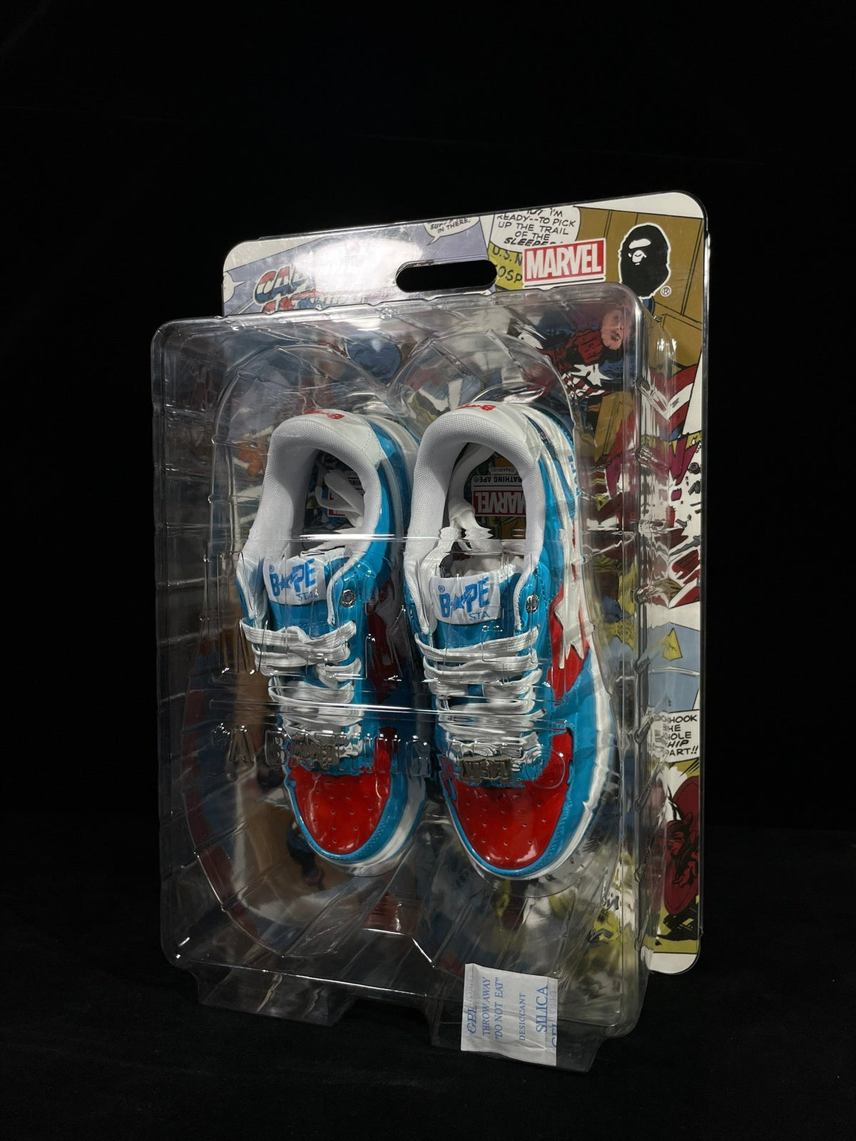 A Bathing Ape Bapesta Marvel Edition Captain America