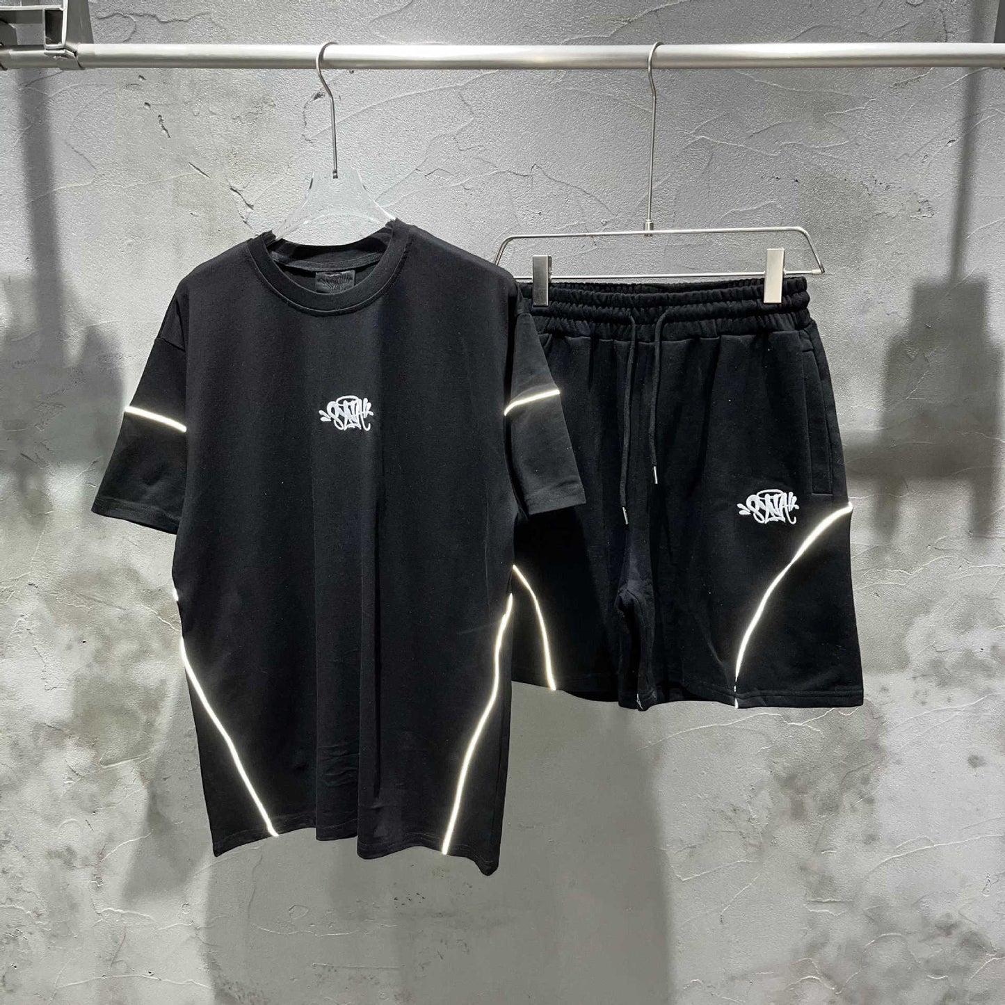 Syna World Reflective Short Set Black