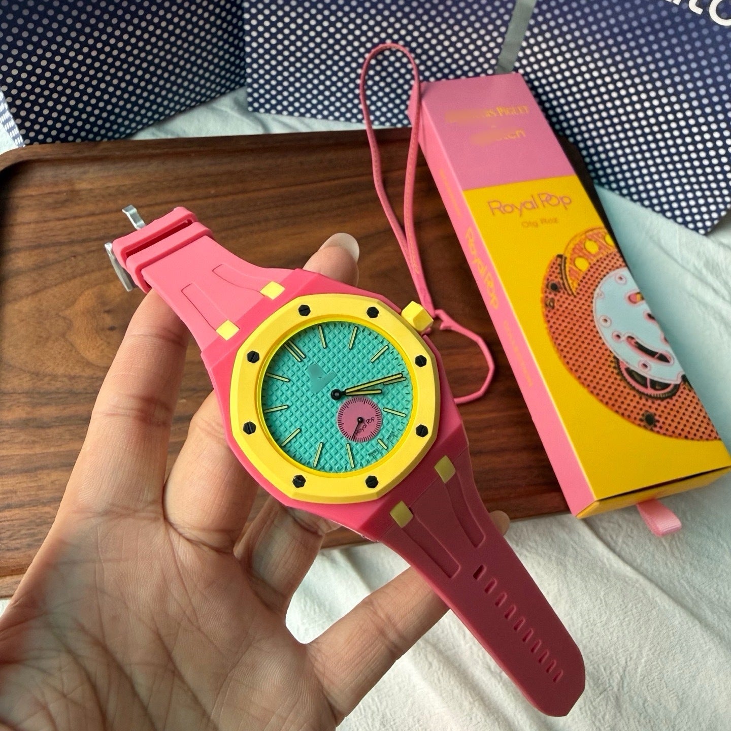 AP x Swatch Royal Pop OTG ROZ