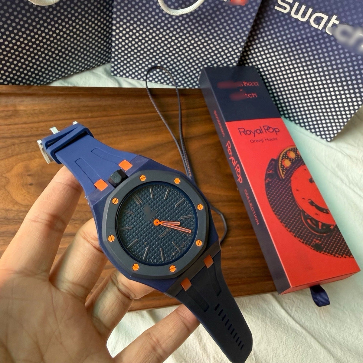 AP x Swatch Royal Pop ORENJI HACHI