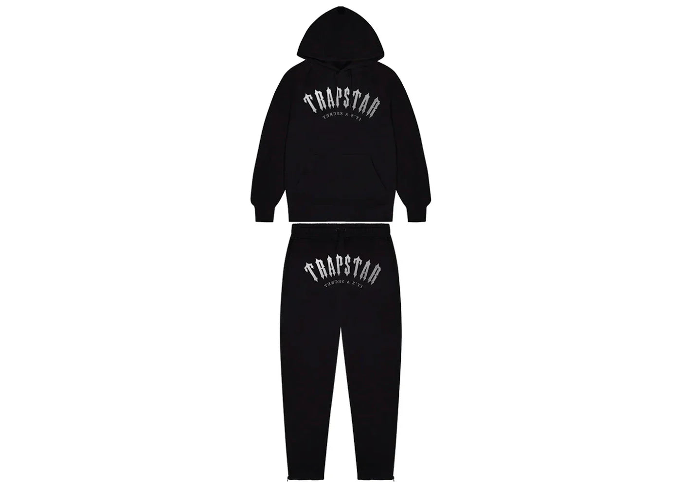 Trapstar Irongate Arch Gel Tracksuit Black/Grey