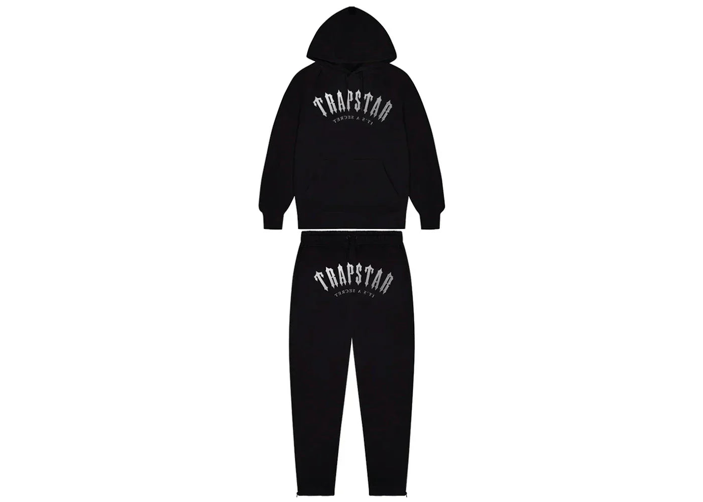 Trapstar Irongate Arch Gel Tracksuit Black/Grey