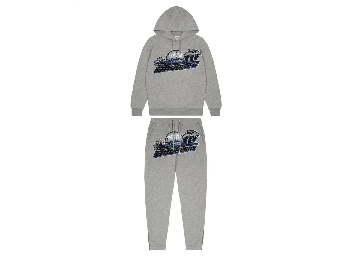 Trapstar Shooters Hoodie 2.0 Tracksuit Grey/Blue