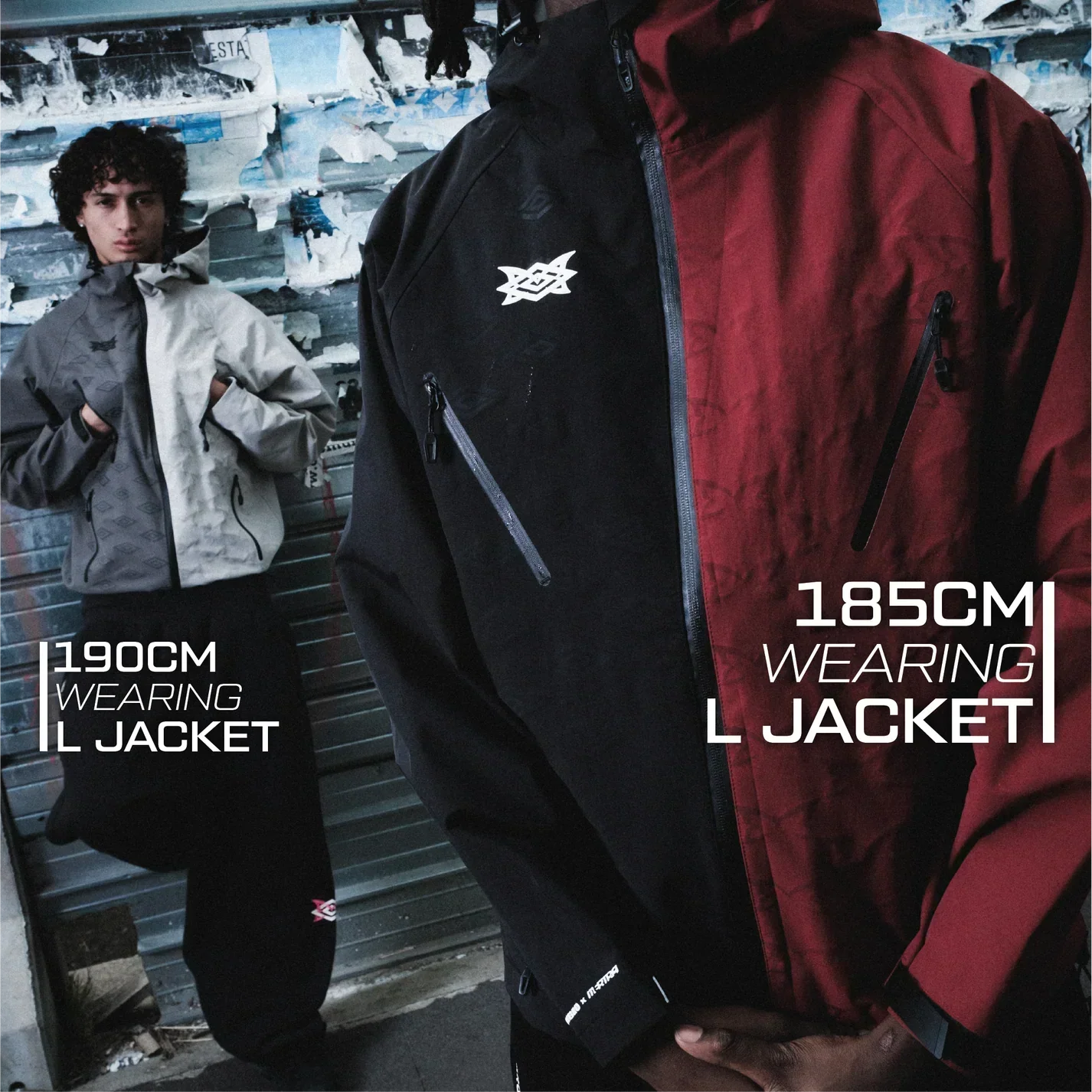MERTRA x Umbro Water Reactive Jacket Grey