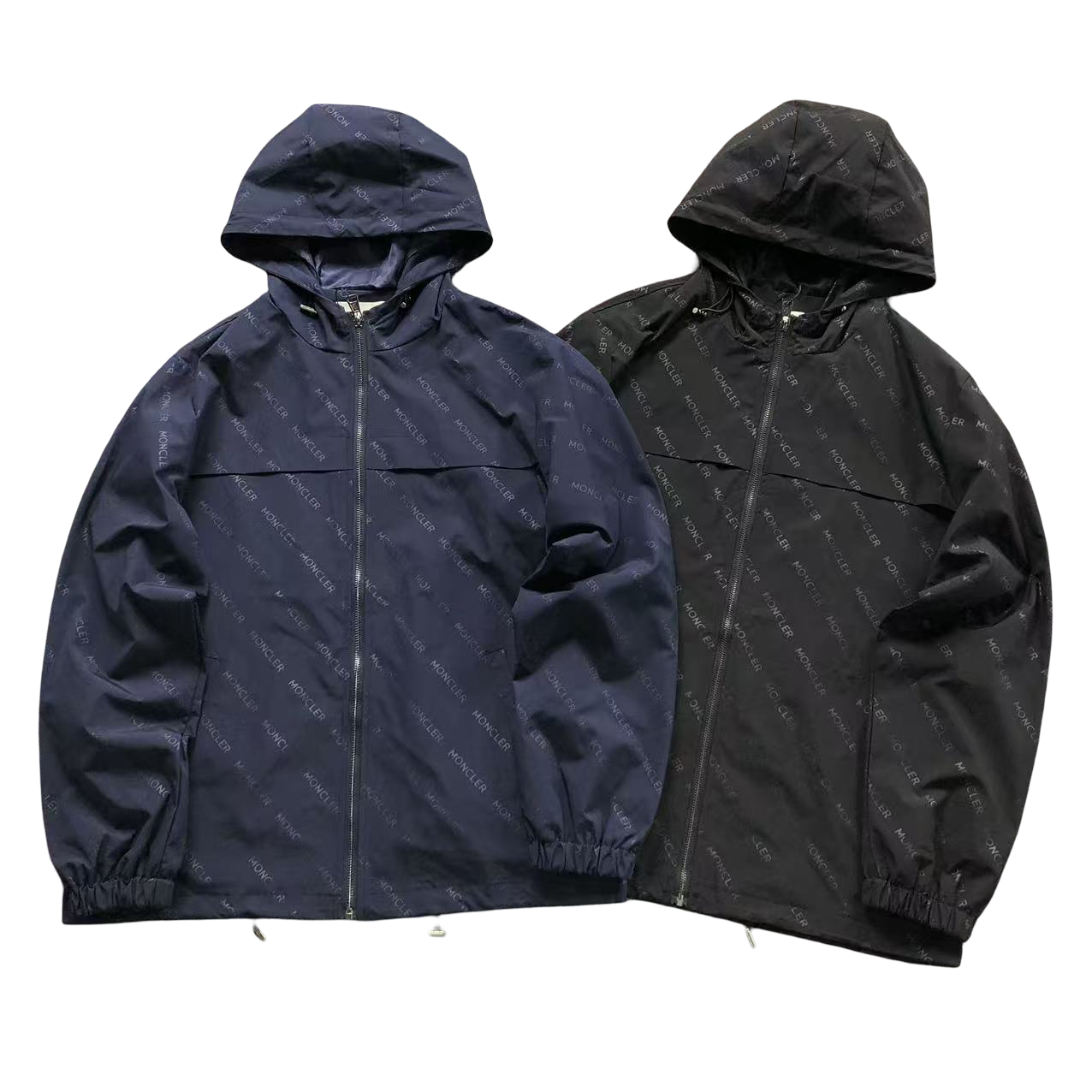 Moncler Motif Windbreaker Navy