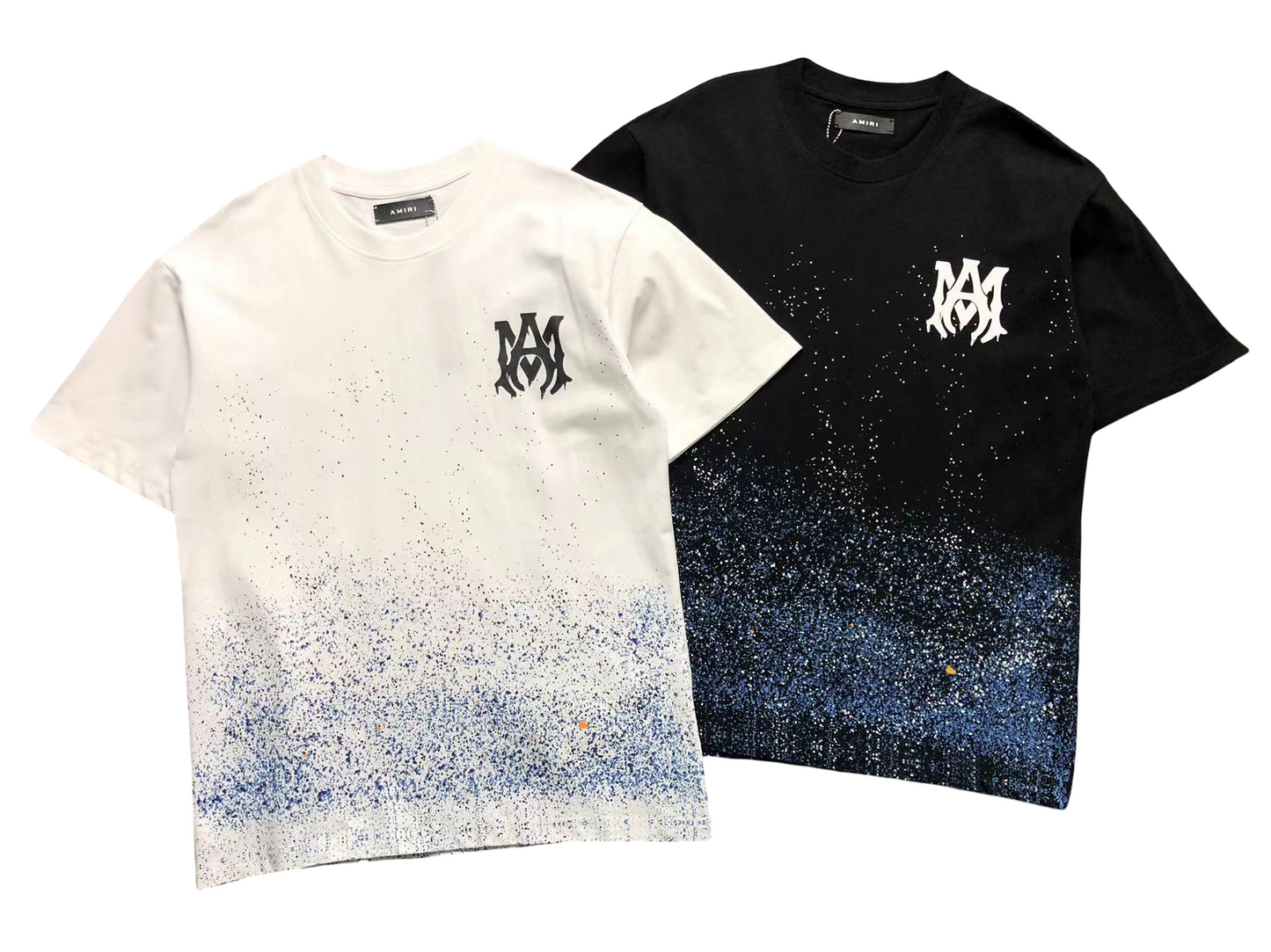 AMIRI Paint Splatter Tee White