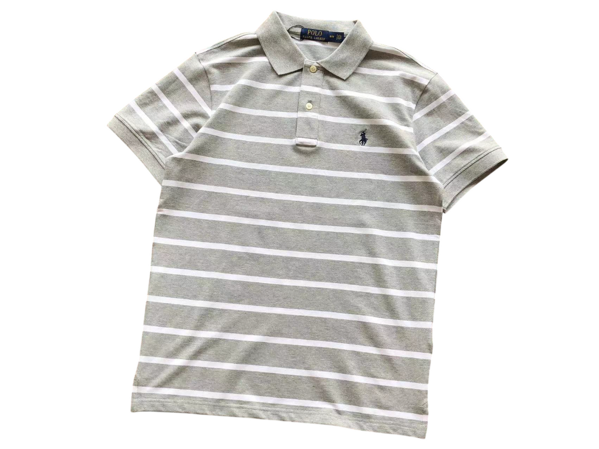Ralph Lauren Multi Stripes Polo Grey/White
