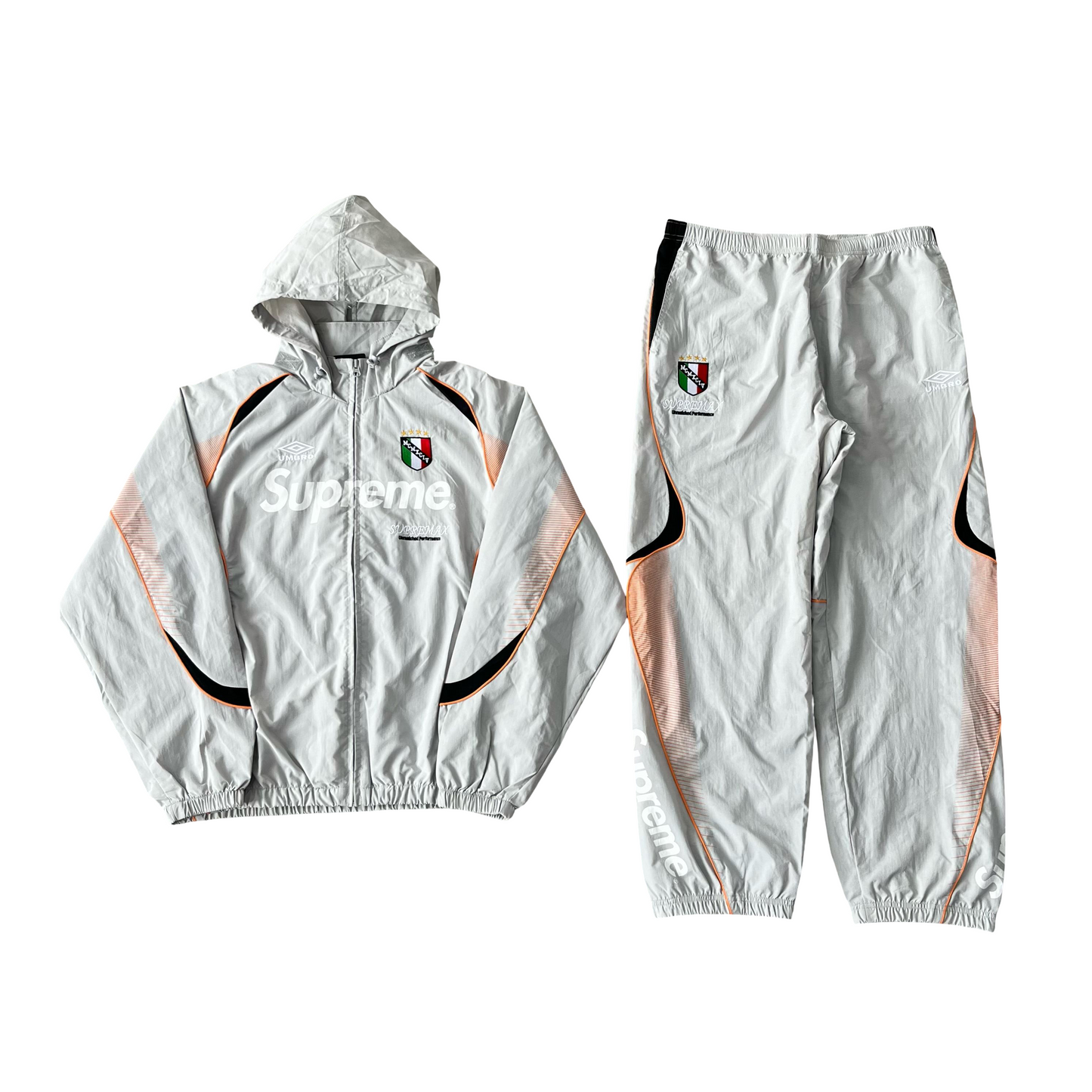 Supreme x Umbro Italia Shell Suit Jacket Grey