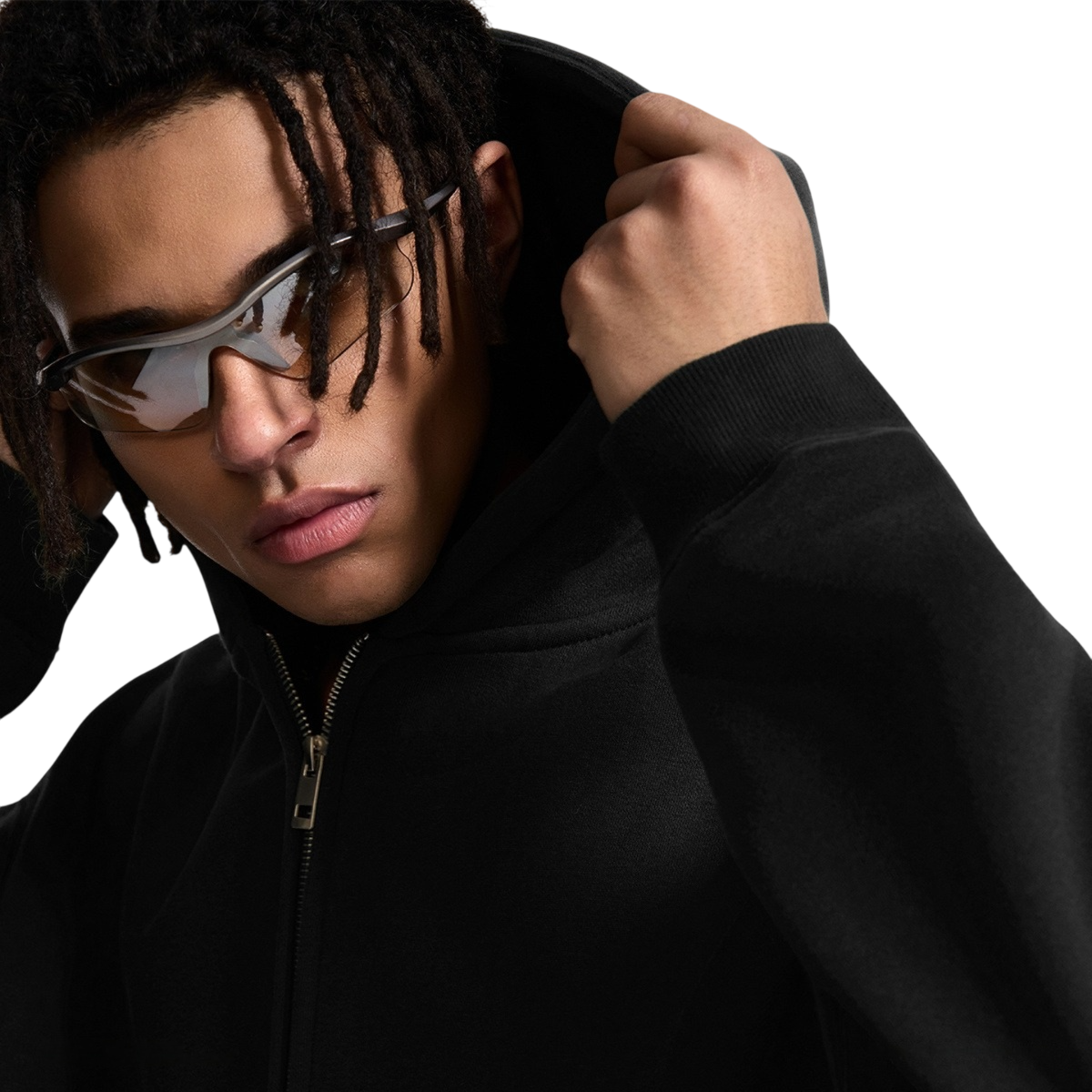 21Dripzz Essential Zip Hoodie - Charcoal Grey