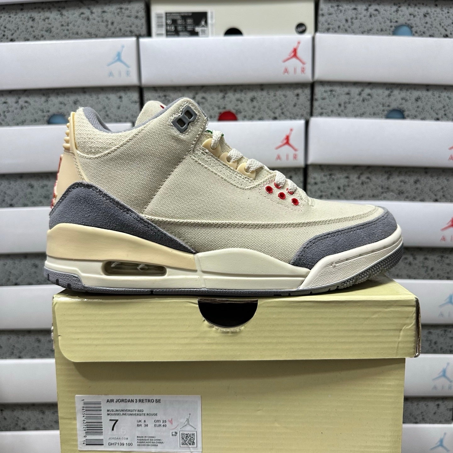 Jordan 3 Retro Muslin