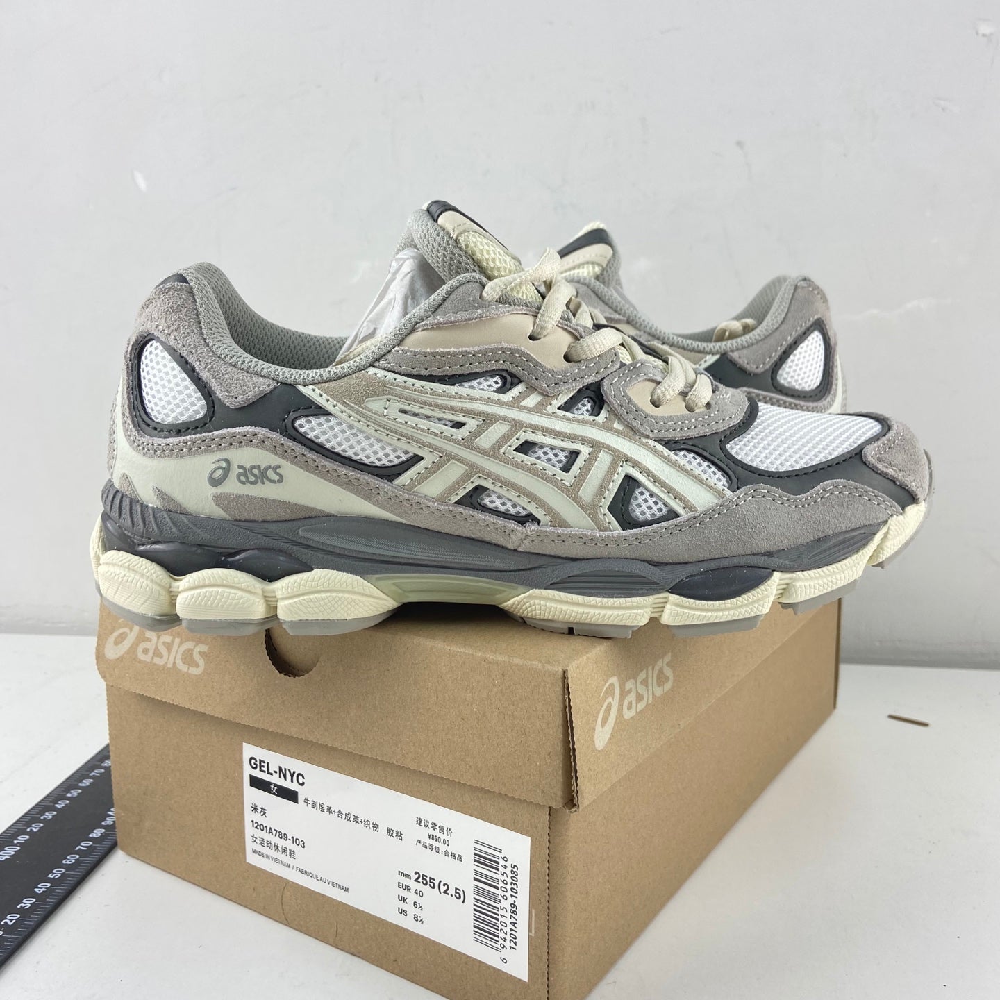 ASICS Gel-NYC Cream Oyster Grey