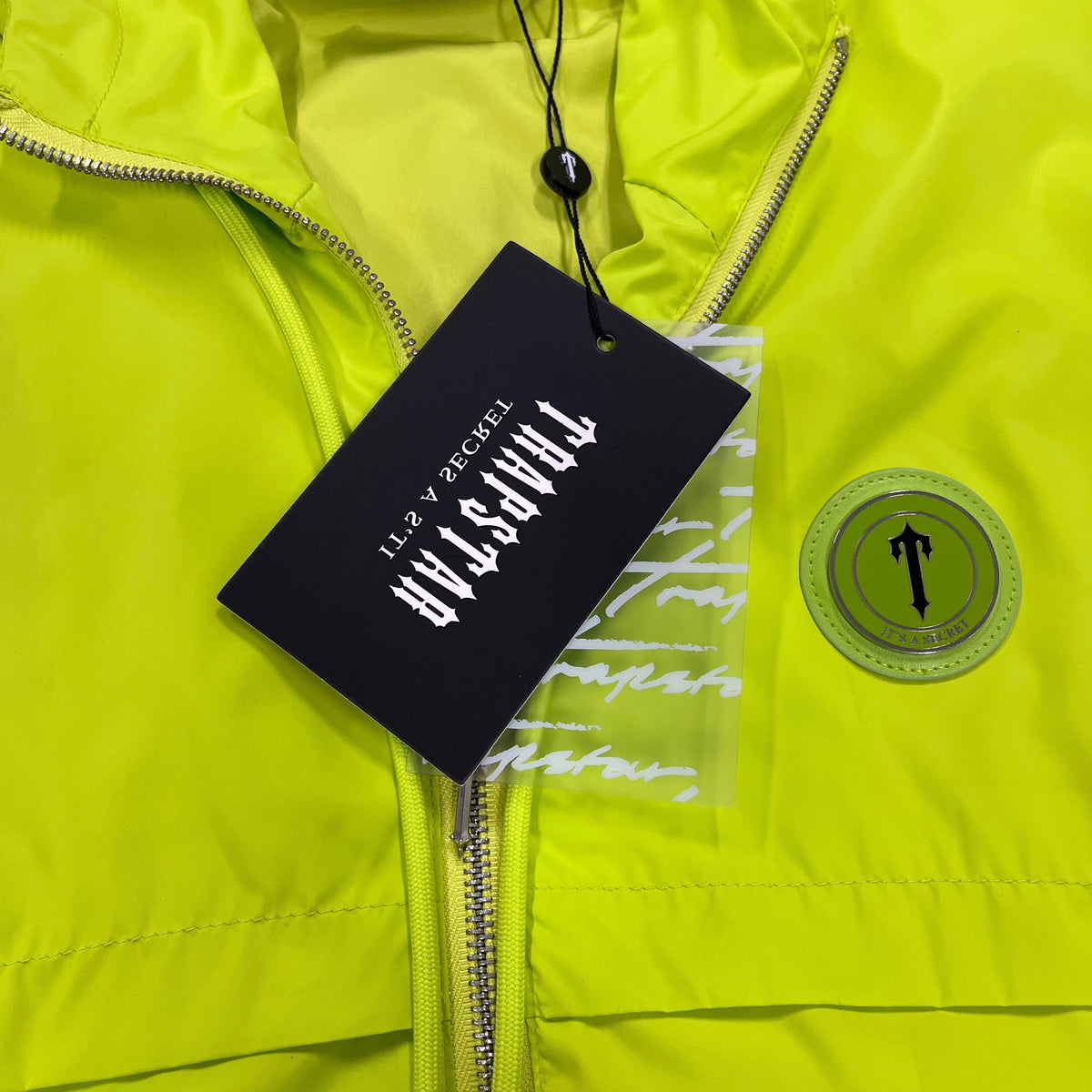 Trapstar Irongate T Windbreaker Jacket Lime
