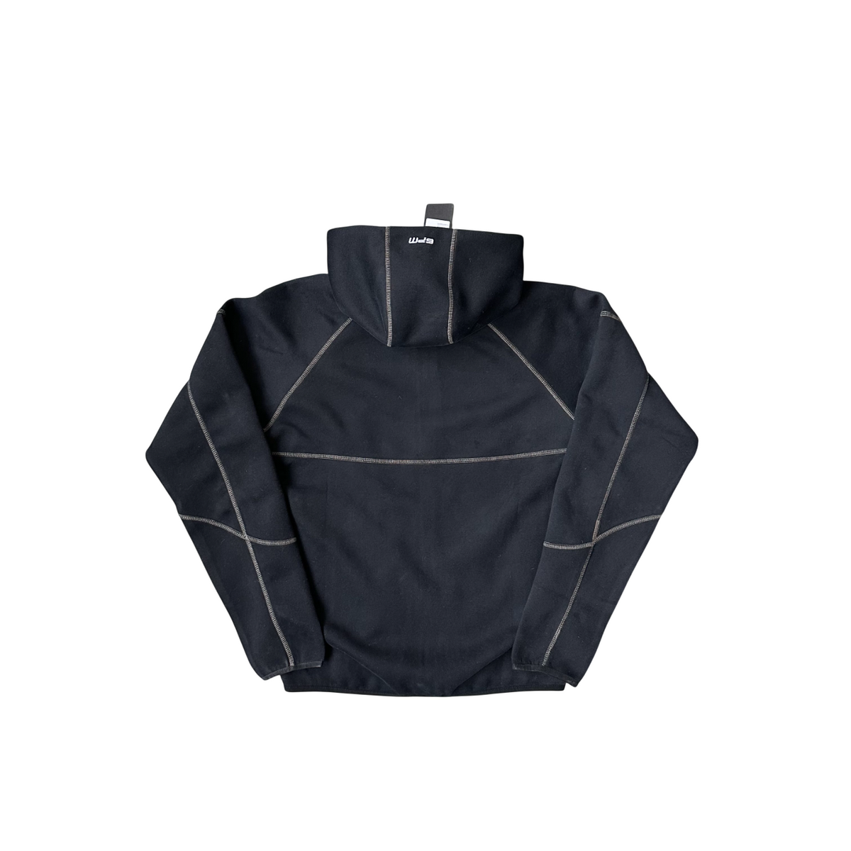 6PM Tech Zip Hoodie Black