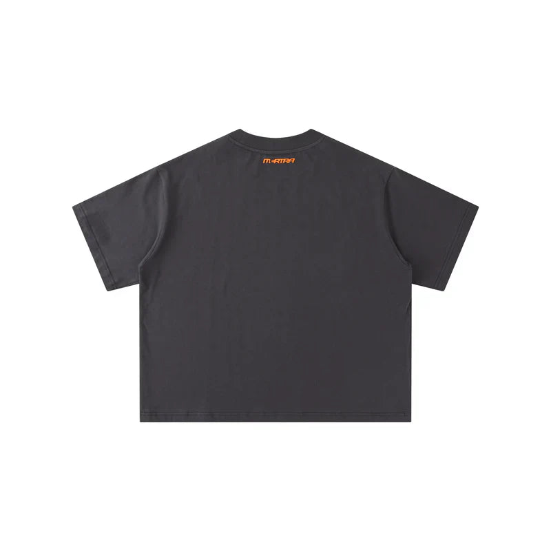 MERTRA Cracked Tee Charcoal