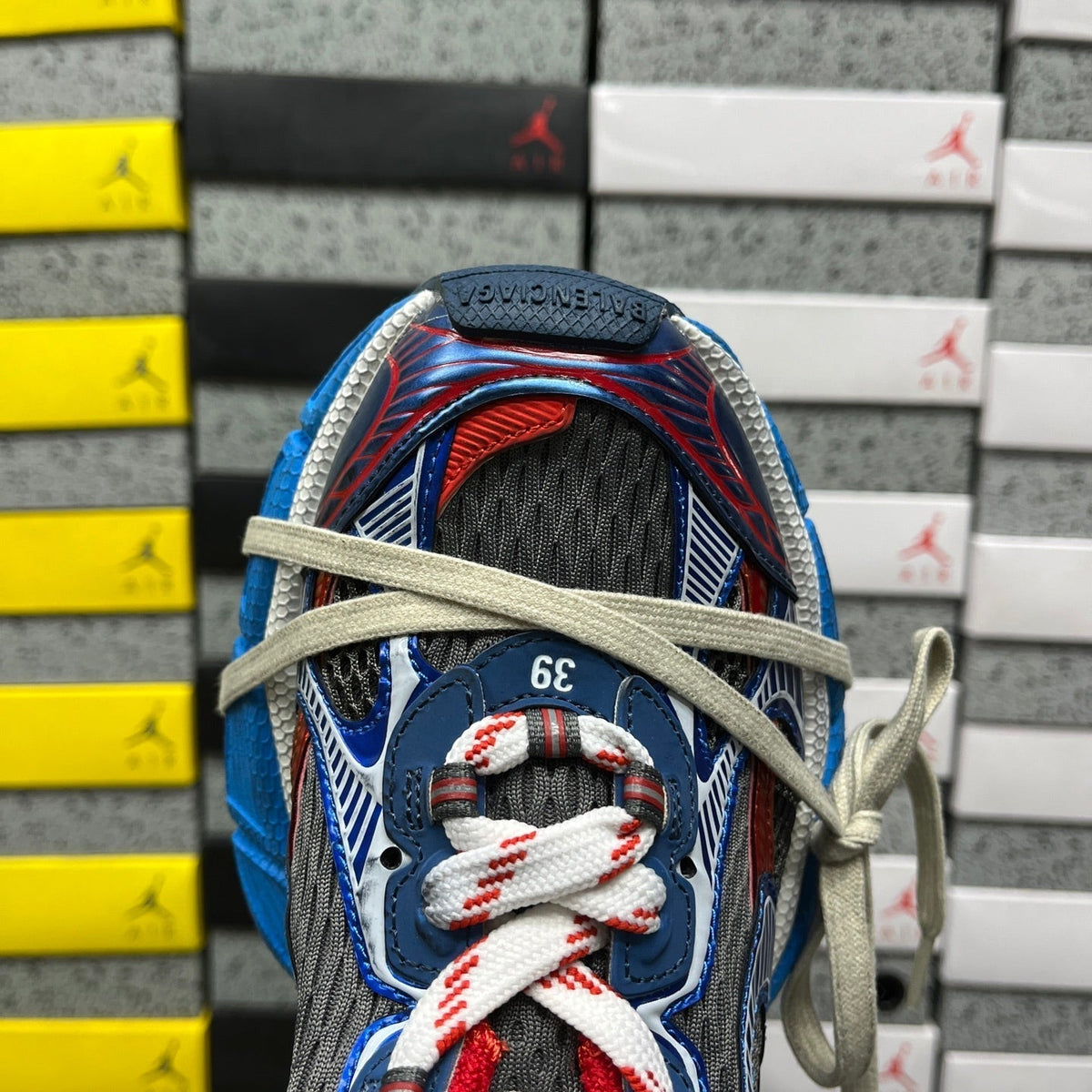 Balenciaga 3XL Blue Grey Red