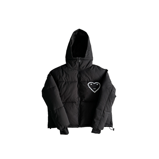 Carsicko Logo Puffer Down Jacket Black