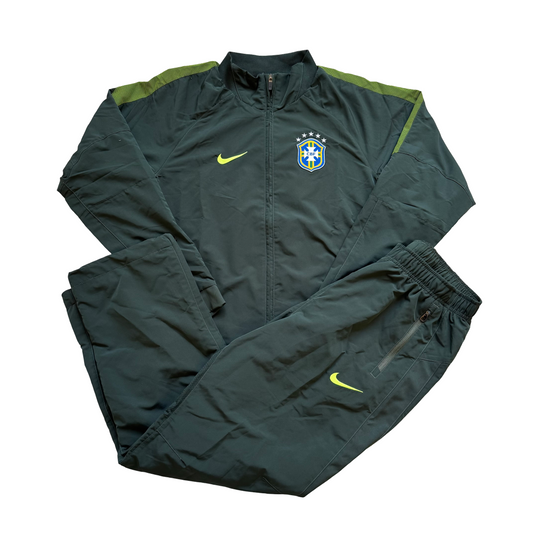Nike Vintage Brazil Shell Suit Green