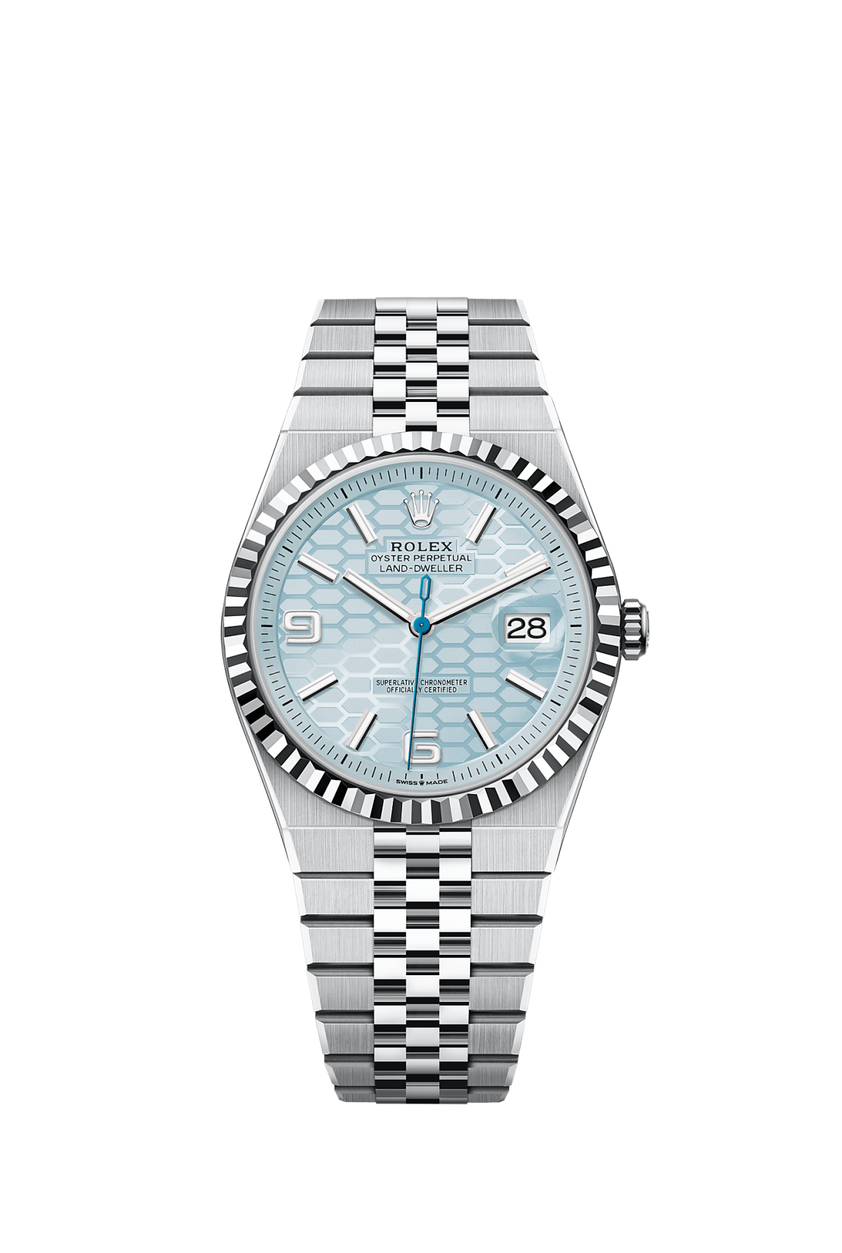 RoIex Land-Dweller 40 Platinum Ice-Blue